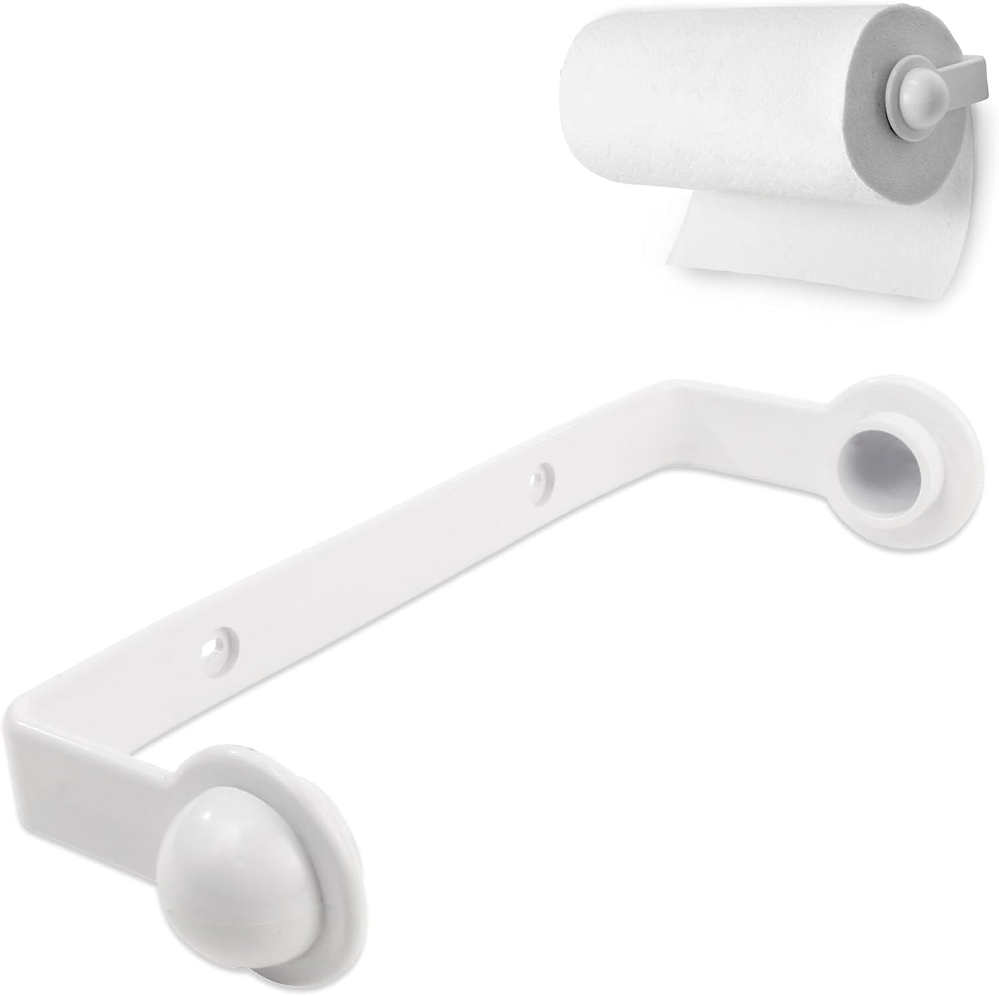 Paper Towel Holder for Under Cabinet - Hanging Wall Mount Paper Towel Holder for Kitchen