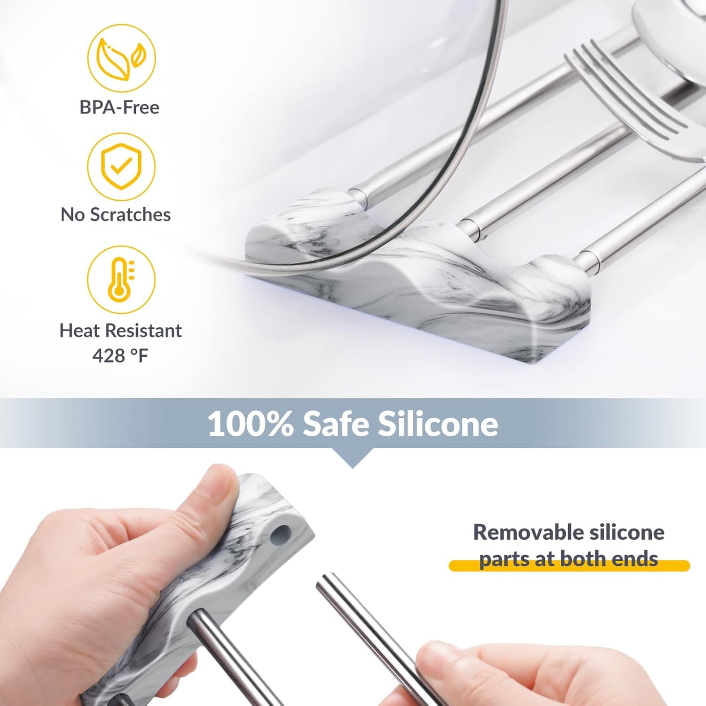 Adjustable Over-The-Sink Kitchen Rack for Dishcloths, Sponges