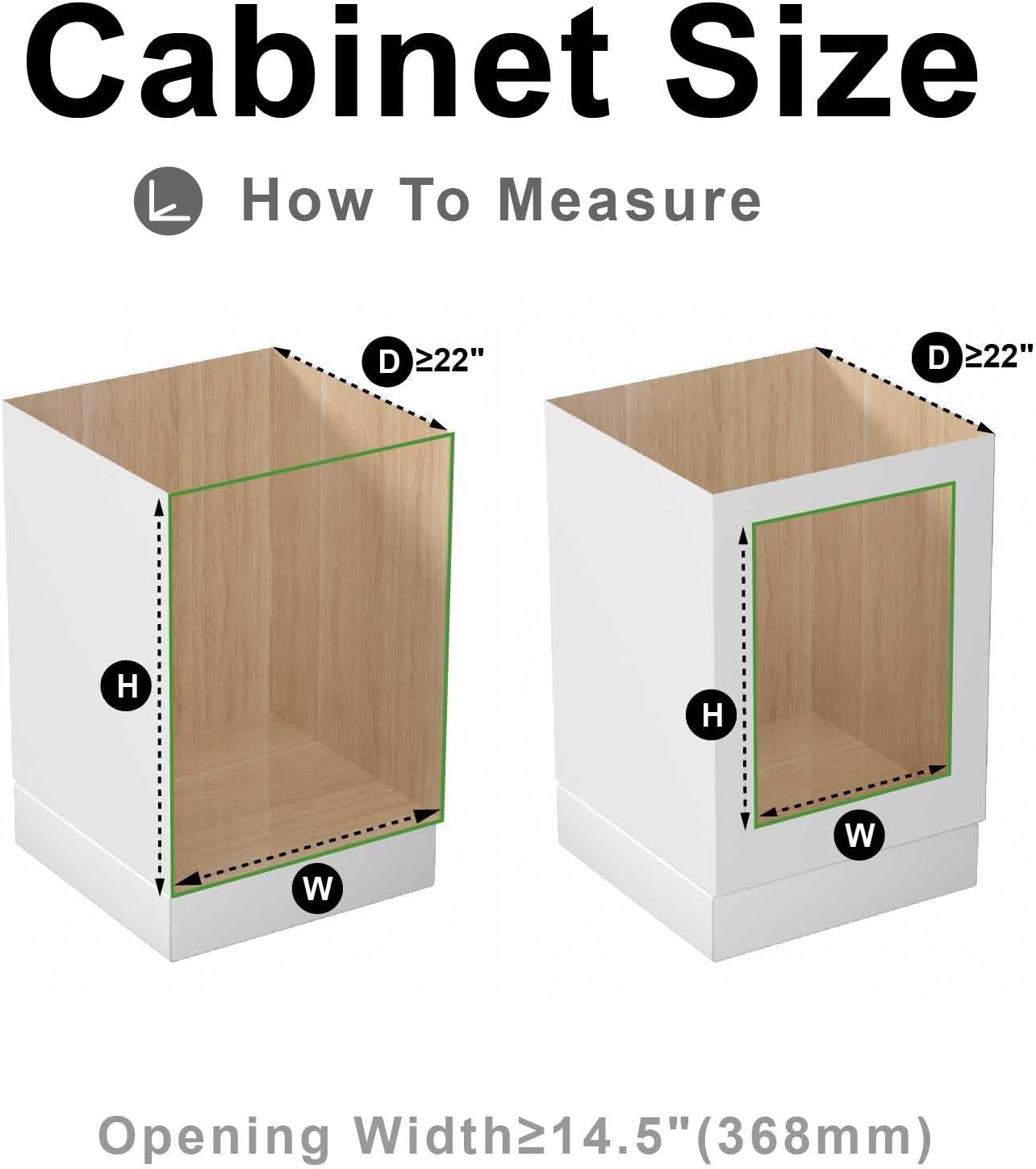 Pull Out Cabinet Organizer, (14½"W x 20" D) Soft Close Slide Out Drawer