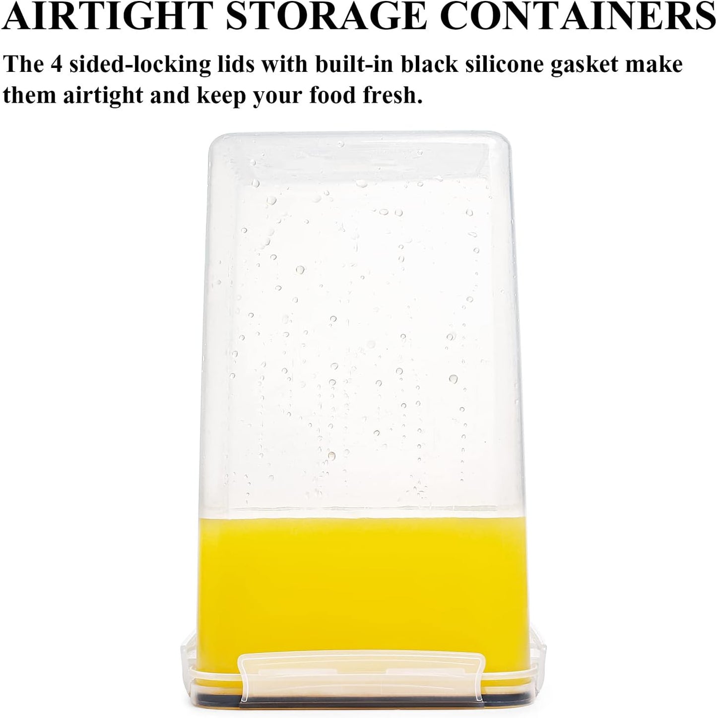 Extra Large Tall Airtight Food Storage Containers 6.5L/ 5.9QT
