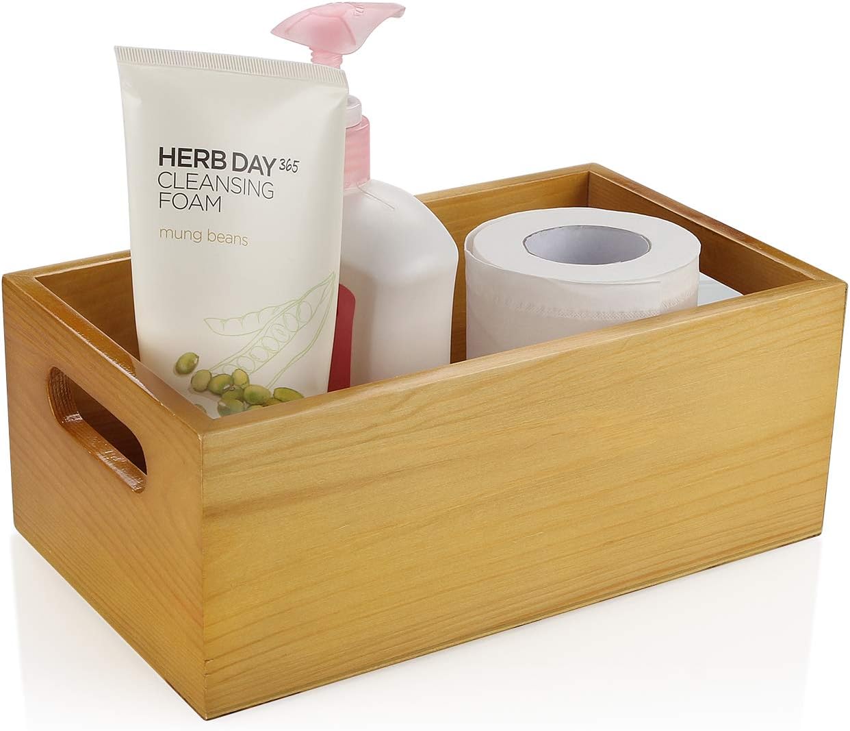A Selected Pine Wood Organizer Open Box 4 Packs