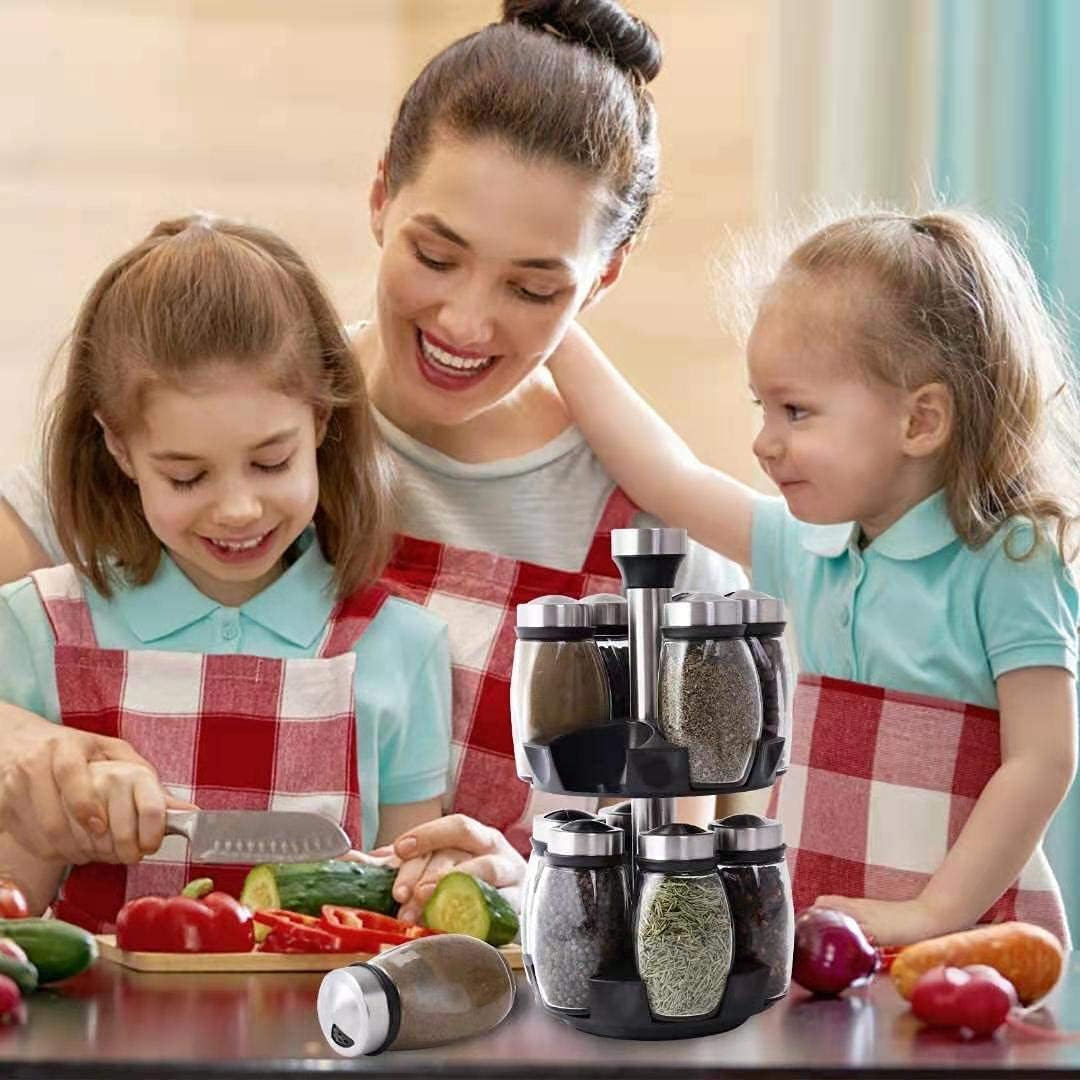 Revolving Spice Rack Organizer Countertop