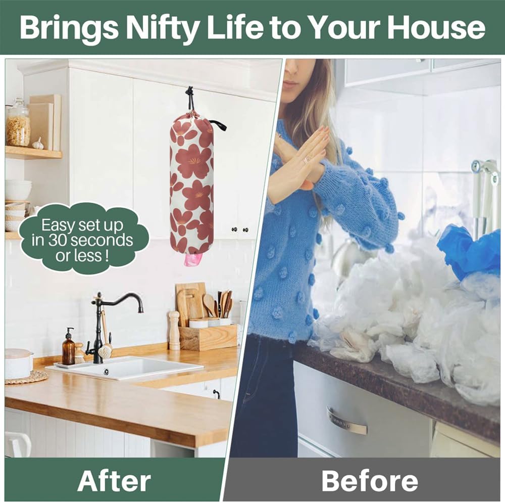 Plastic Bag Holder, Lightweight Grocery Bag Holder for Plastic Bags