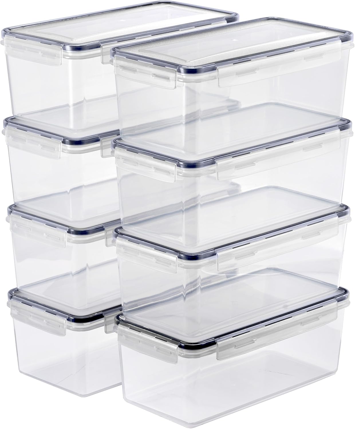 Food Storage Containers - Pack of 8 - Air Tight