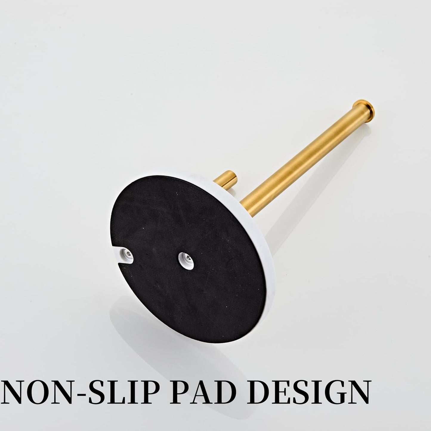 Brushed Gold Paper Towel Holder,Stainless Steel Paper Towel Holder for Kitchen Roll Organize