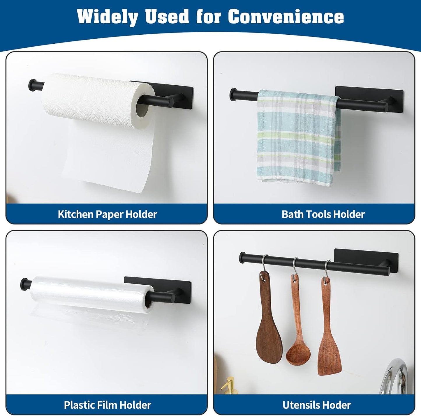 Paper Towel Holder - Under Cabinet Paper Towel Holder for Kitchen