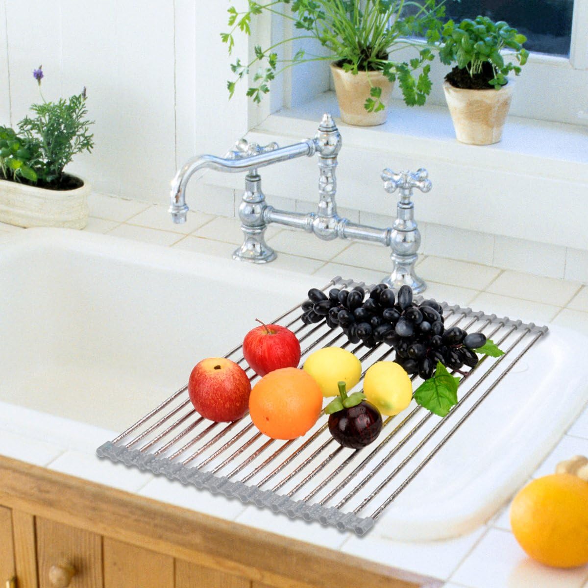 Roll Up Dish Drying Rack 20.5"(L) x 13.8"(W)
