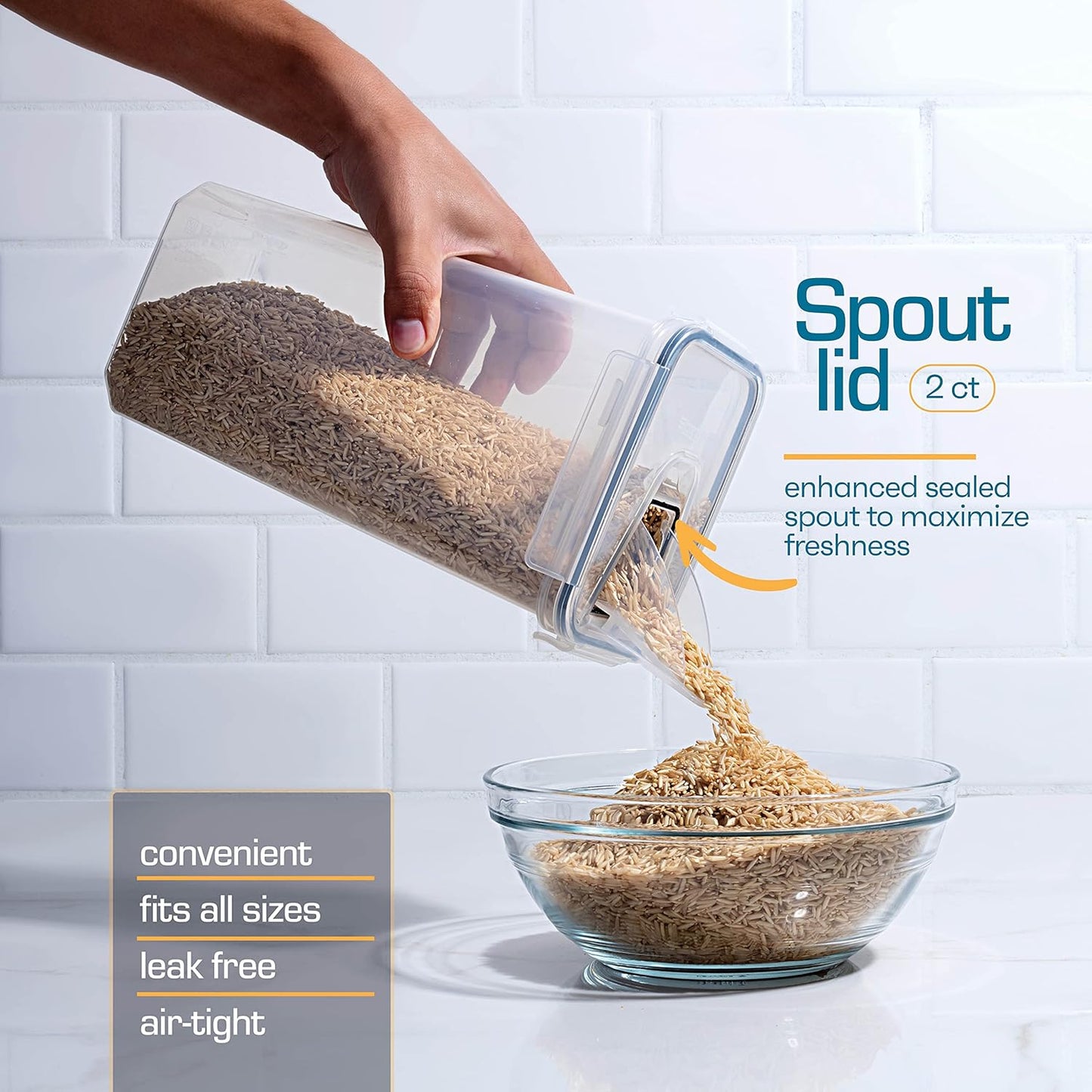 14 PCS Airtight Food Storage Containers with Lids set