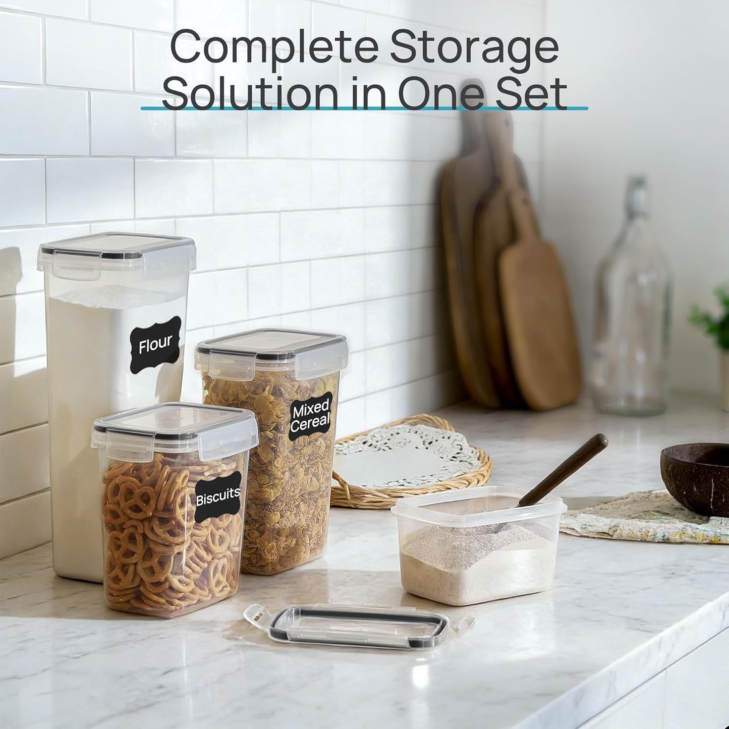 Airtight Food Storage Containers with Lids