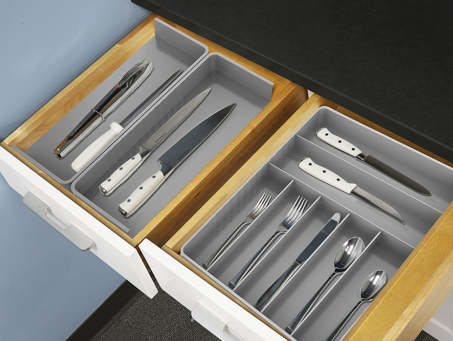 Expandable Kitchen Drawer Flatware Organizer
