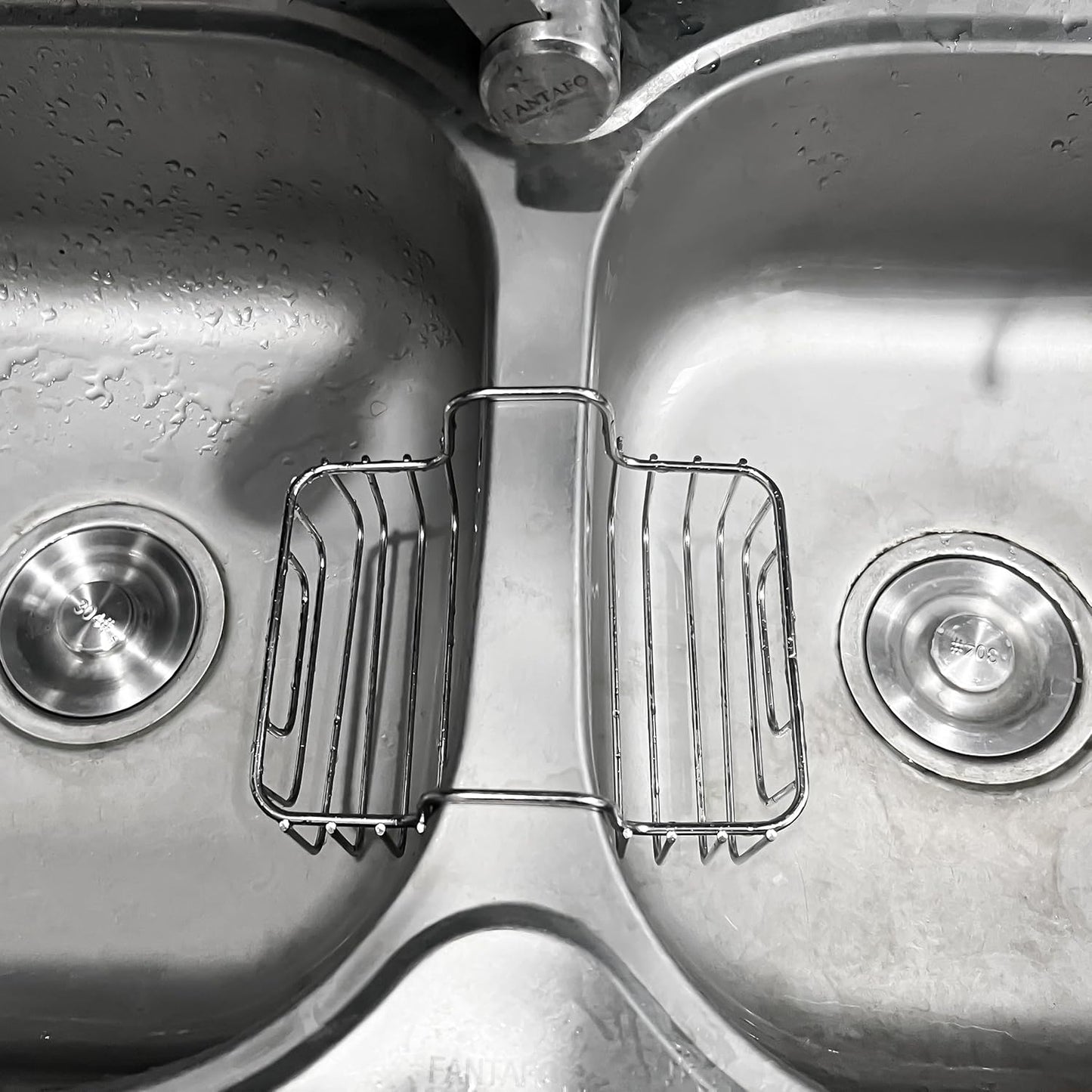 Stainless Steel Sponge Holder for Kitchen Sink