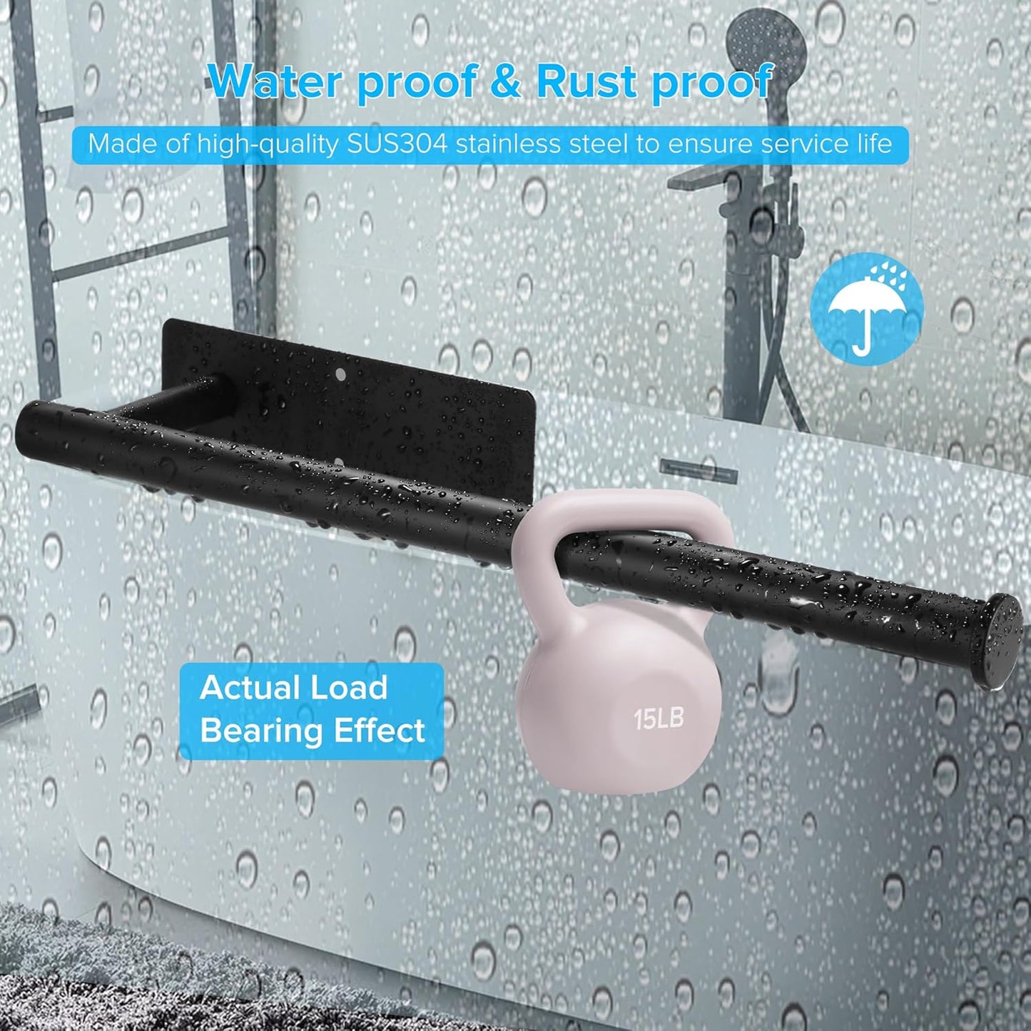 2nd Gen Paper Towel Holder Under Cabinet No Drilling