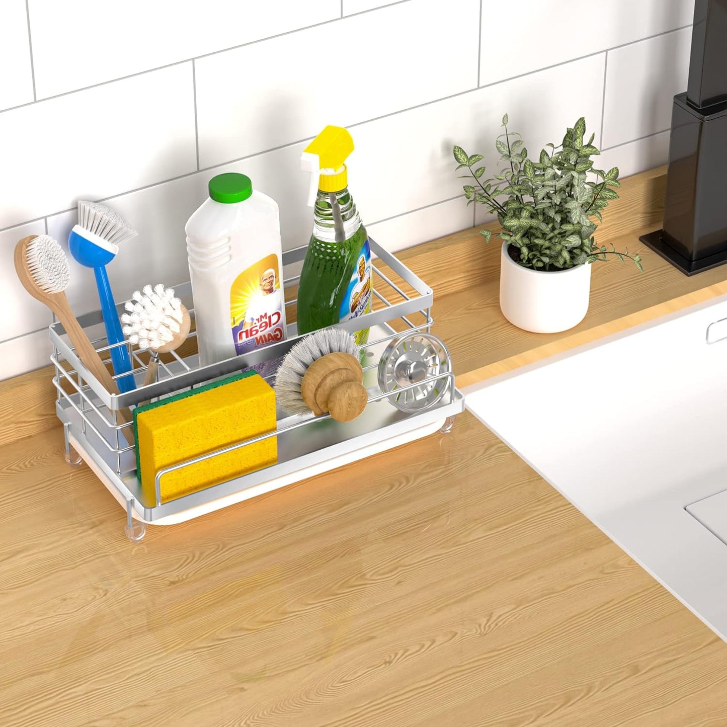 Stainless Steel Sponge Holder for Kitchen