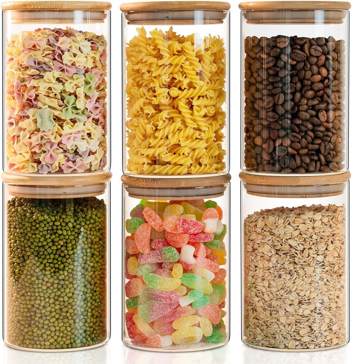 YUNCANG Glass Storage Jars