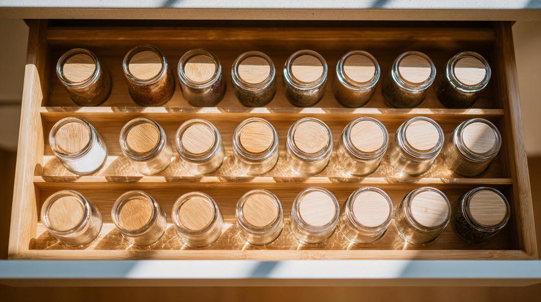 How to Organize Your Spice Drawer (Once and for All)
