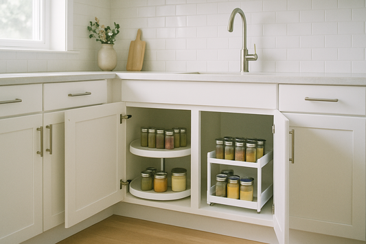 Lazy Susan vs. Pull-Out Shelf Organizer: Which Wins?
