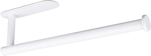 White Paper Towel Holder - Under Cabinet Paper Towel Holder for Kitchen