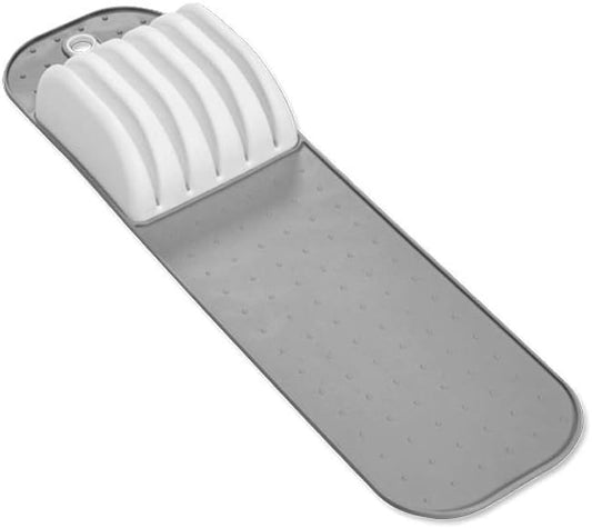 Premium Knife Mat, Soft-Grip Slot Organizer for 5 Knives