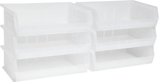 30255 AkroBins Plastic Storage Bins, Space-Saving Stackable Bins for Garage, Pantry