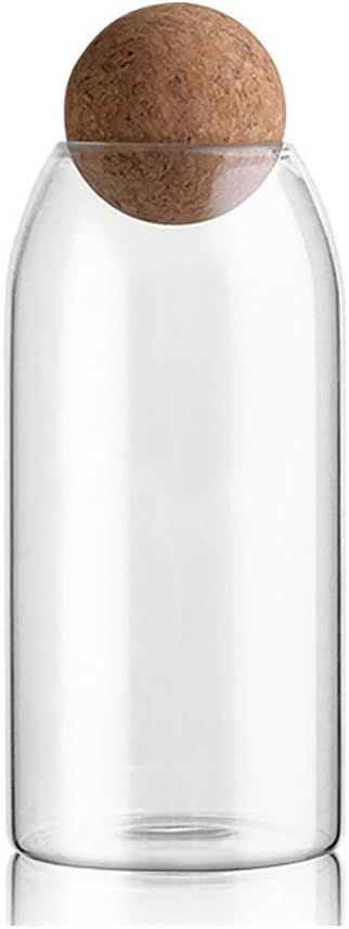 1200ML/40Oz Glass Storage Container with Ball Cork