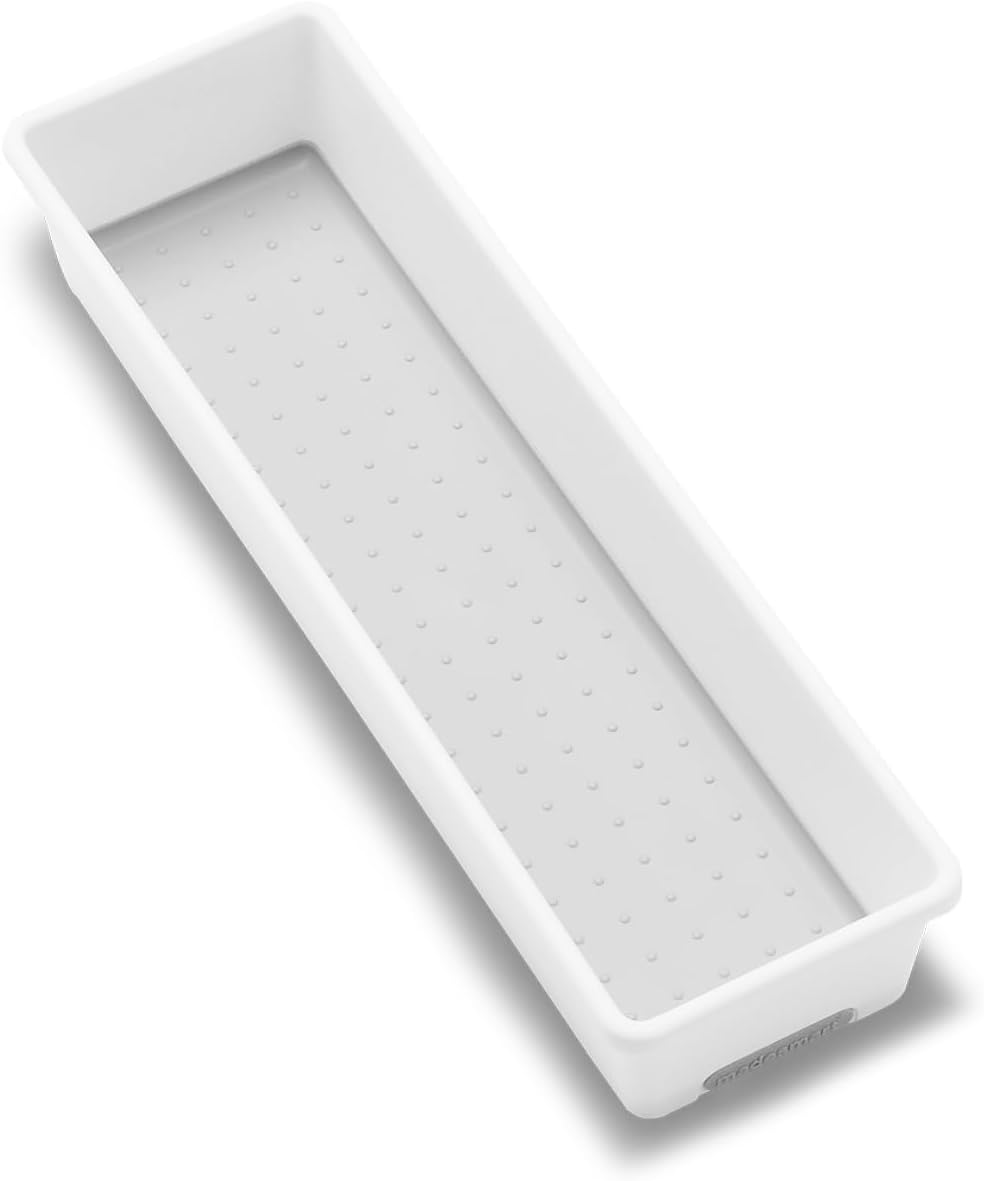 Long Storage Bin, Multipurpose Organizer for Kitchen, Bathroom & Office, Organizer for Cutlery