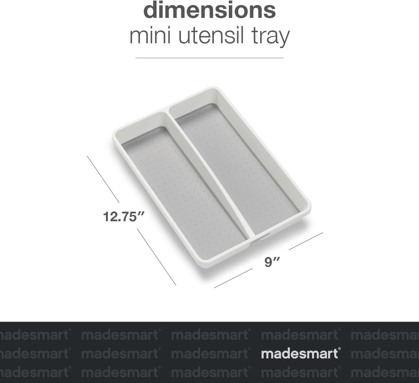 Small Utensil Tray, Multi Purpose Storage Organizer, Deep Storage for Ladles