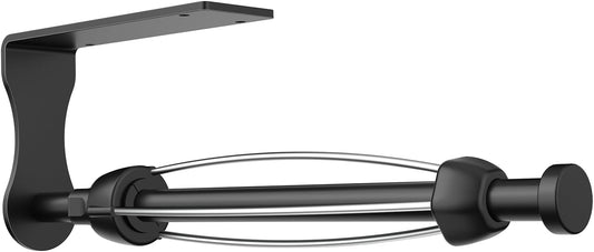 Paper Towel Holder, Single Hand Operable Paper Towel Holder Under Cabinet with Adjustable Damper