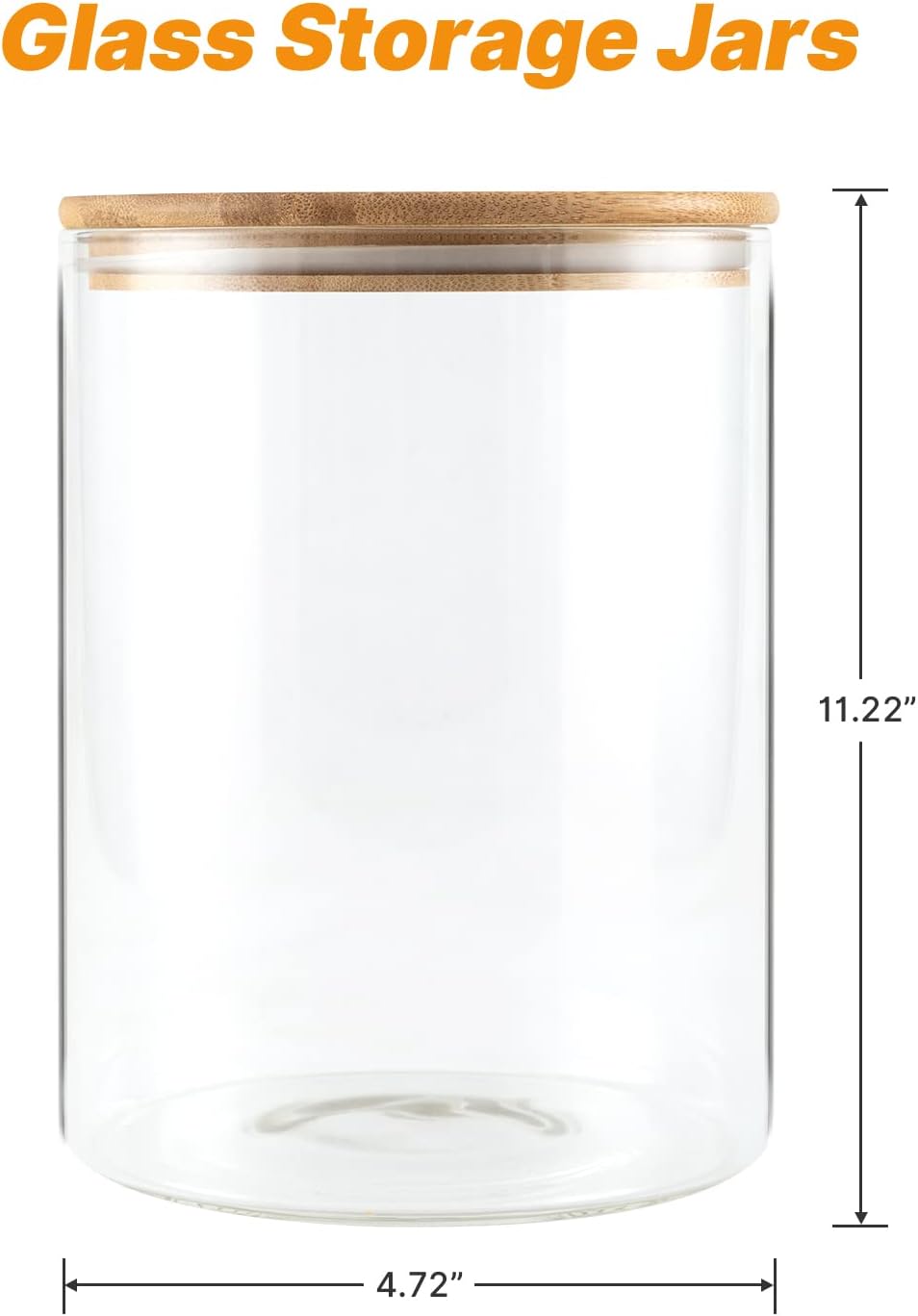 YUNCANG Glass Storage Jars