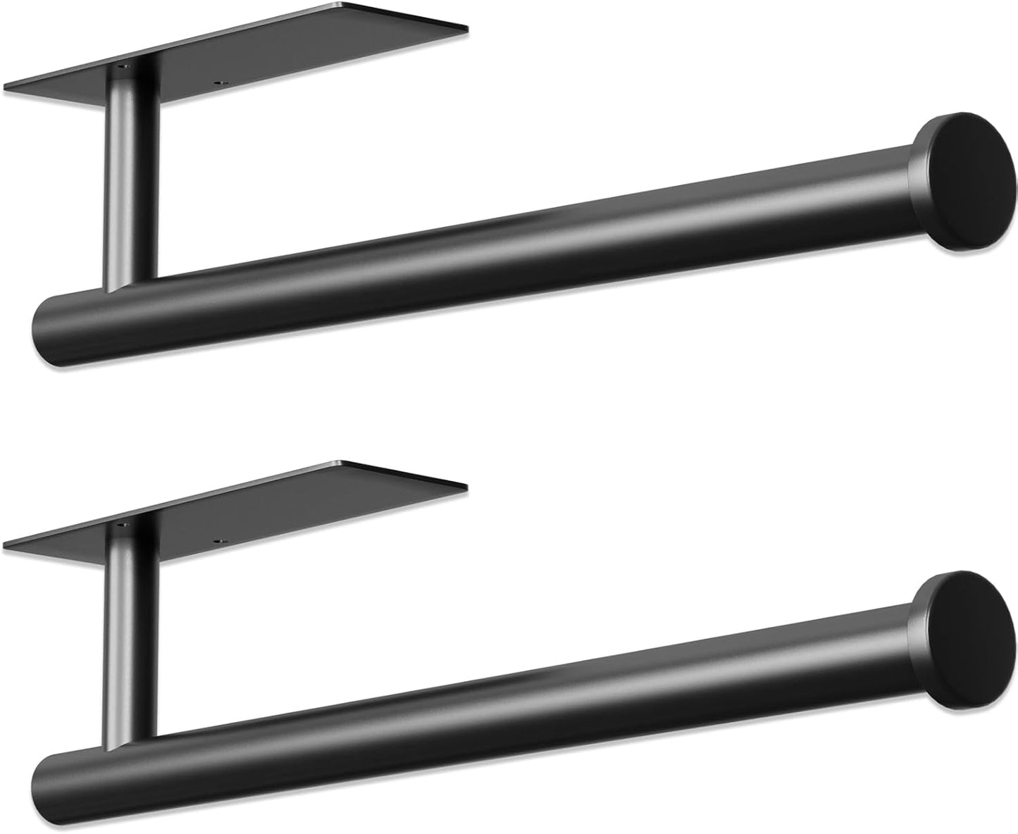 2 Pack Paper Towel Holder, Improved Paper Towel Holder Under Cabinet
