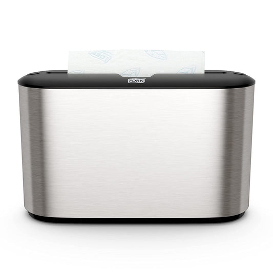 Xpress Stainless Steel Paper Towel Dispenser Compact Design, Fits H2 Hand Towels