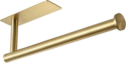 Paper Towel Holder for Kitchen, Adhesive Under Cabinet Paper Towel Roll Rack for Bathroom Towel