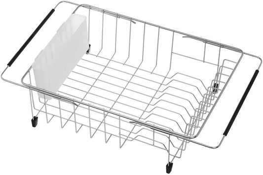 Large Expandable Dish Drying Rack Sink Dish Rack in Sink or On Counter