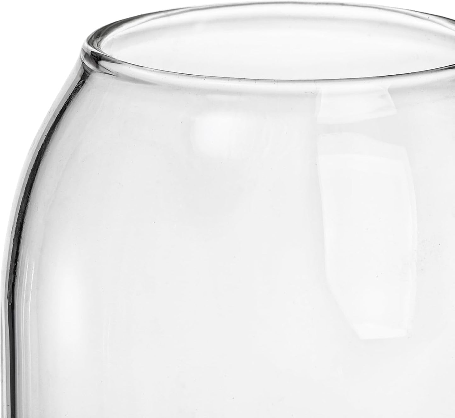 3 Pack Glass Storage Jar with Ball Cork Lid, Clear Glass Canisters with Cork Ball