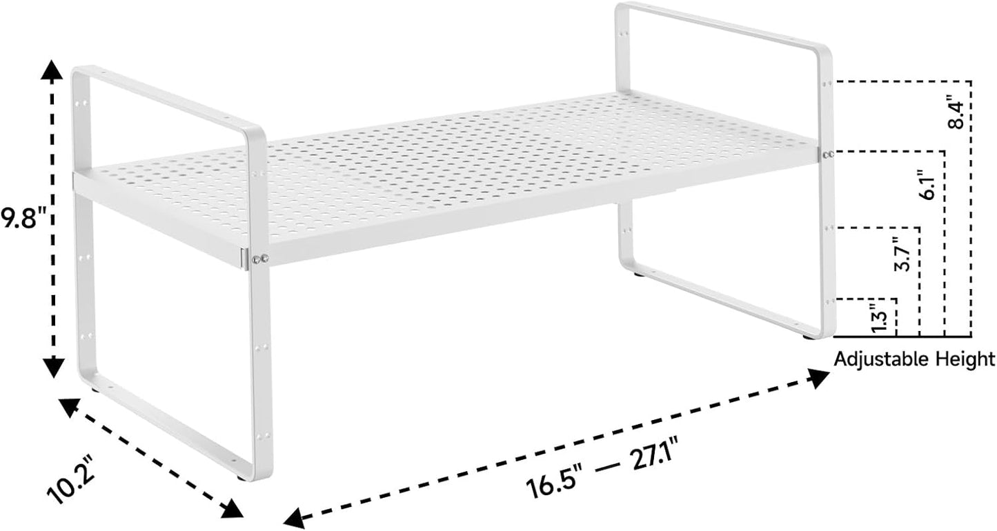 16.5-27’’L Expandable Stackable Cabinet Shelves