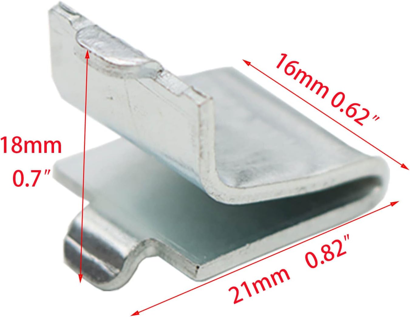 14 Pieces Silver Adjustable Steel Pilaster Shelf Clip Support