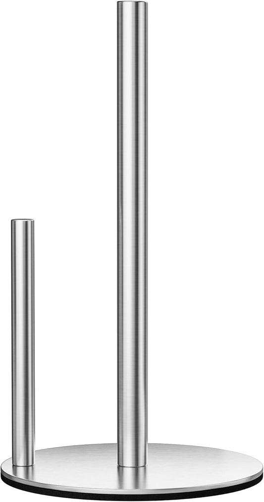 Stainless Steel Paper Towel Holder Stand for Kitchen Countertop and Bathroom