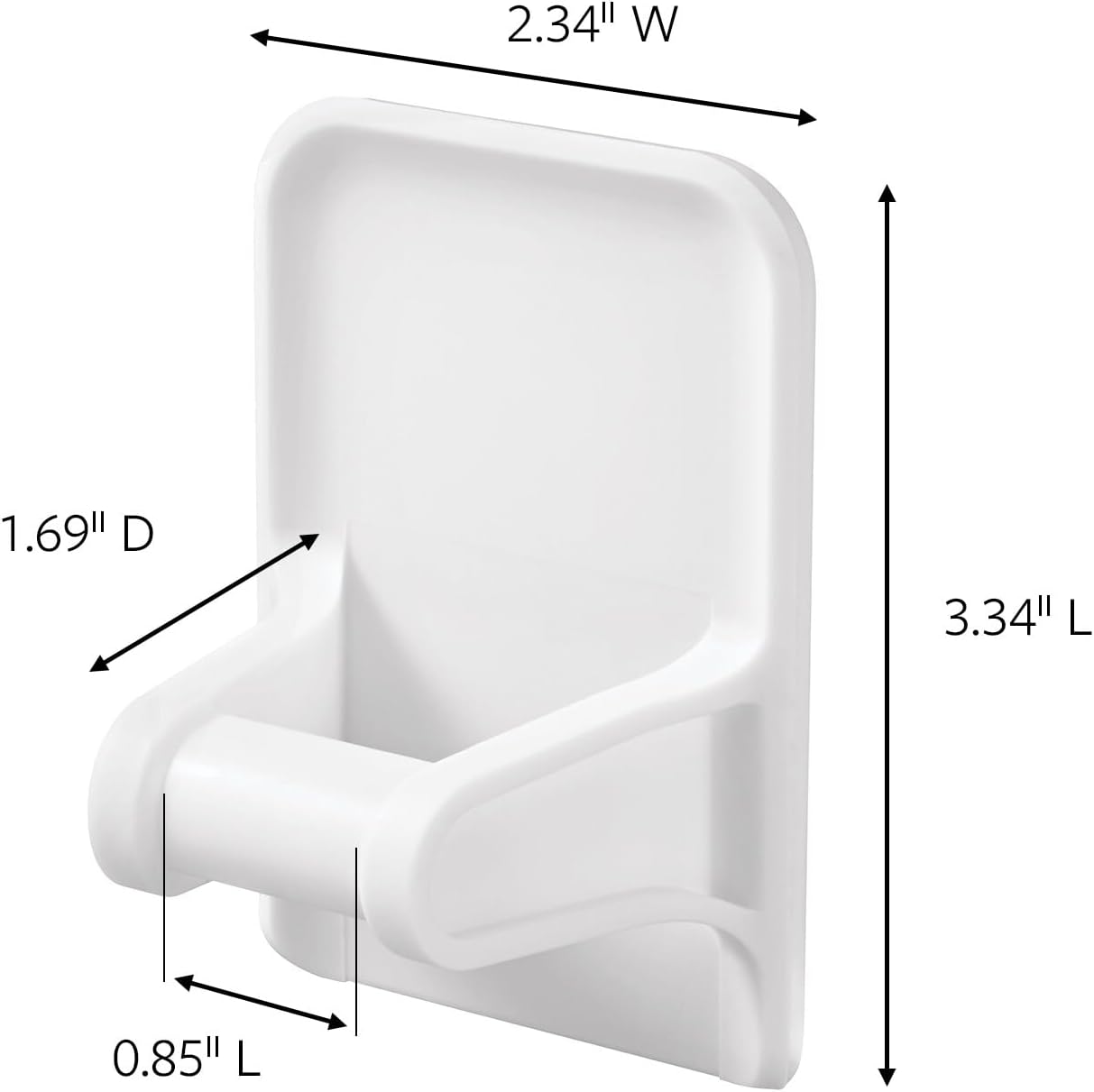 Spray Bottle Hangers, Holds up to 32 fl oz, 2 Hangers with 4 Strips