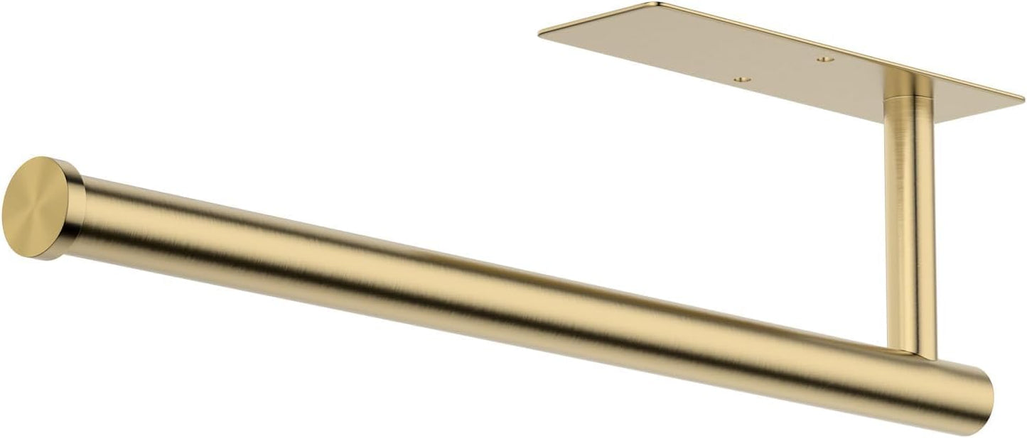 Paper Towel Holder Under Cabinet, Self-Adhesive,No Drilling, Stainless Steel
