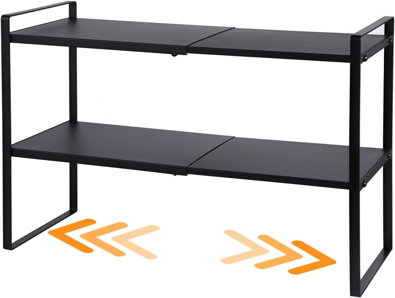 2-Tier Expandable Shelf Organizer for Kitchen Cabinet, Countertop