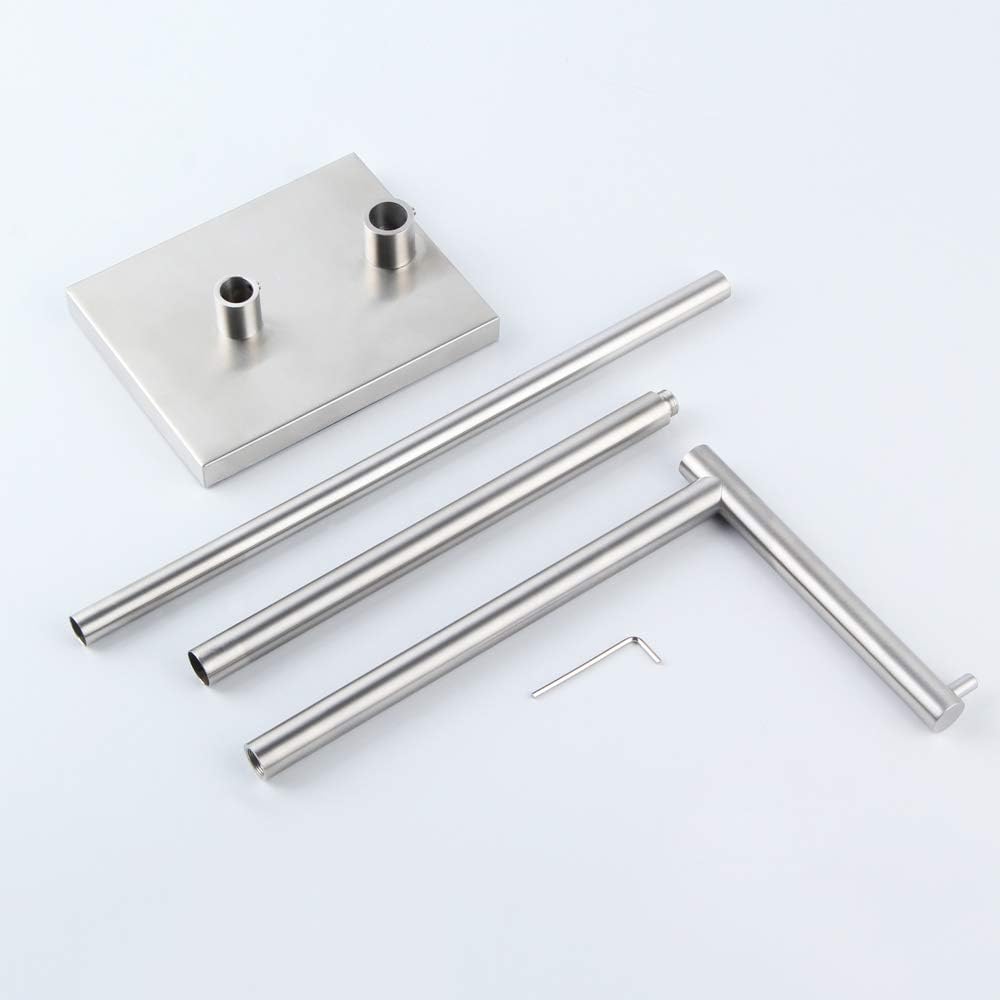 GERZWY Toilet Paper Holder Free Standing with Reserve