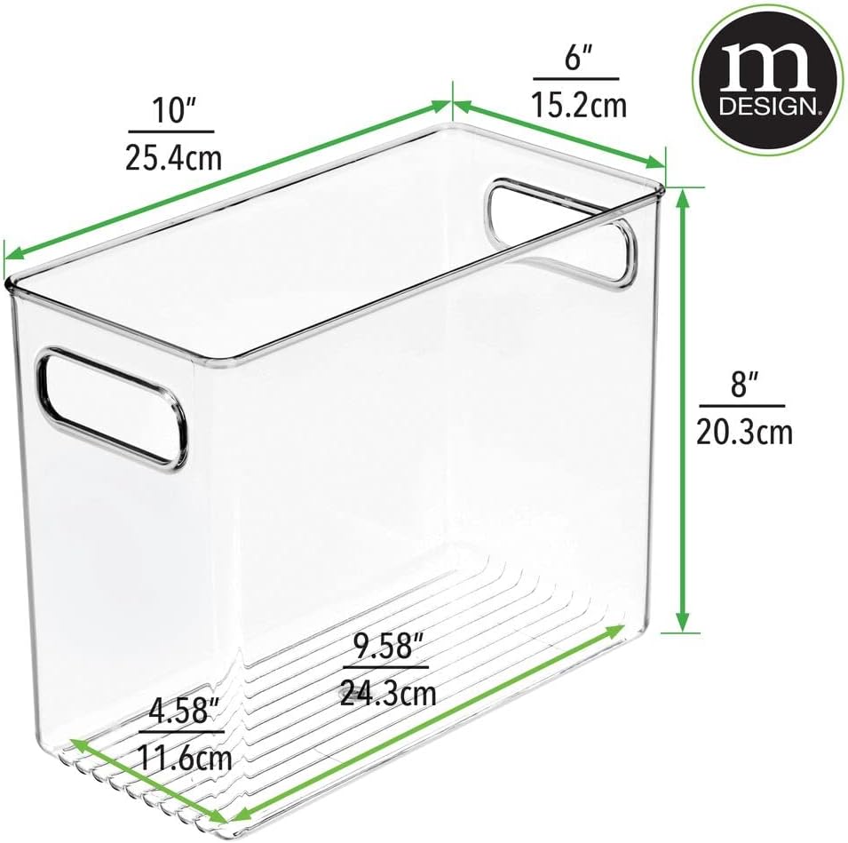 mDesign Plastic Modern Kitchen