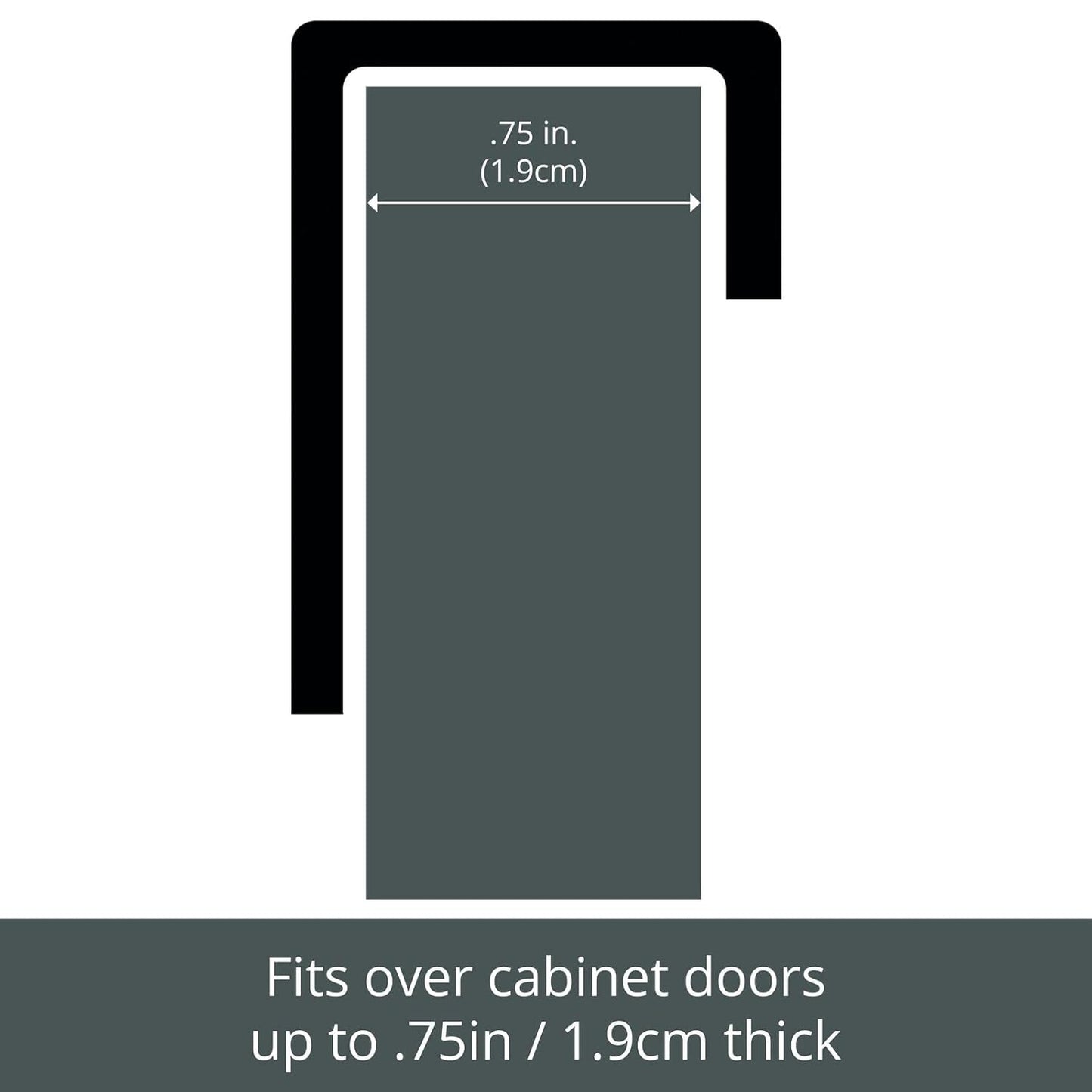 Over the Cabinet Metal Wire Small Garbage Container