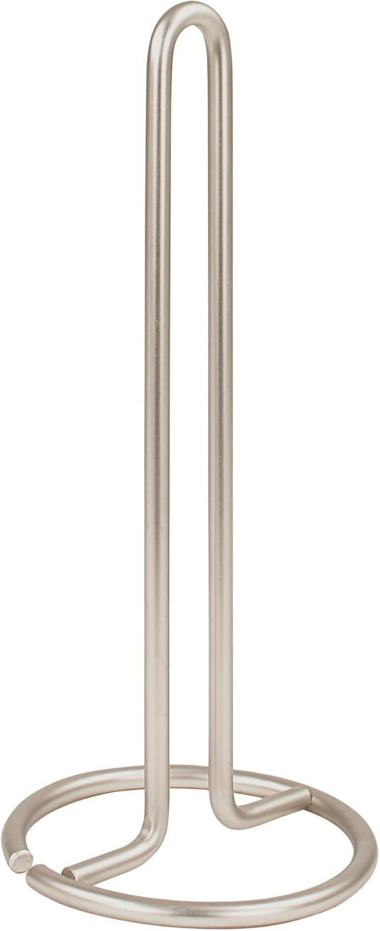 Spectrum 41078 Diversifies Designs Paper Towel Holder, 2 Ounce, 1 Count, Satin Nickel