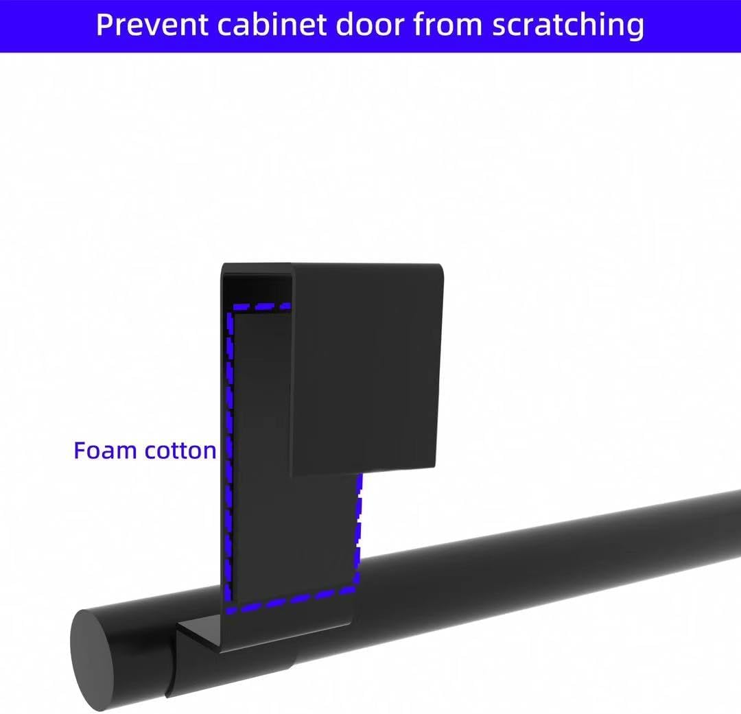 Cabinet Door Towel Holder, Over Cabinet Towel Bar