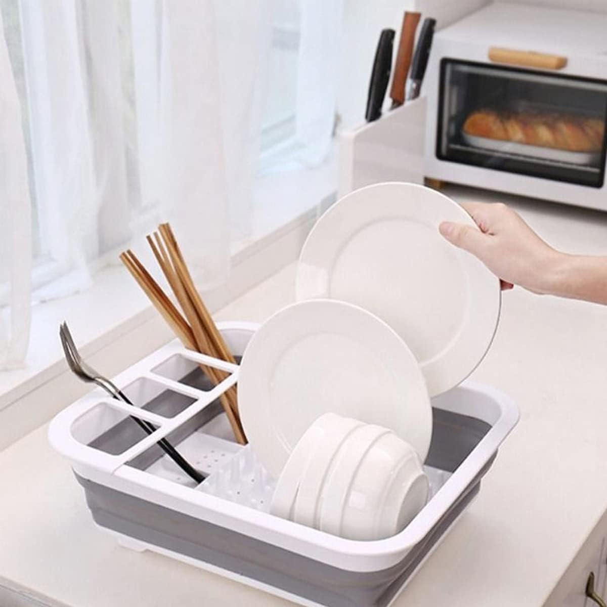 Drying Rack Kitchen, Dish Drying Rack, Dish Racks for Kitchen Counter, Dish Rack