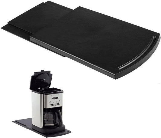 HauSun Handy Sliding Tray Sliding Tray Mat for Coffee Maker,Kitchen Appliance Moving Caddy,Countertop Stoage for Air Fryer, Blender, Stand Mixer,Food Processors,1 Set