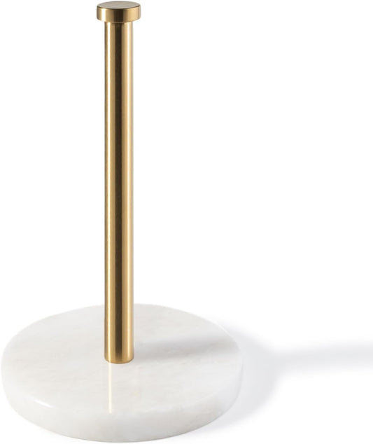 African Genuine Marble Paper Towel Holder Countertop