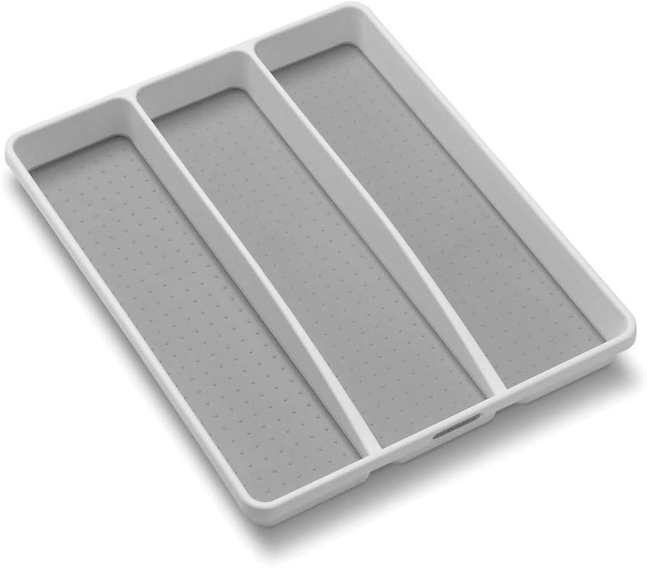 3 Compartment Utensil Tray, Multi Purpose Storage Organizer