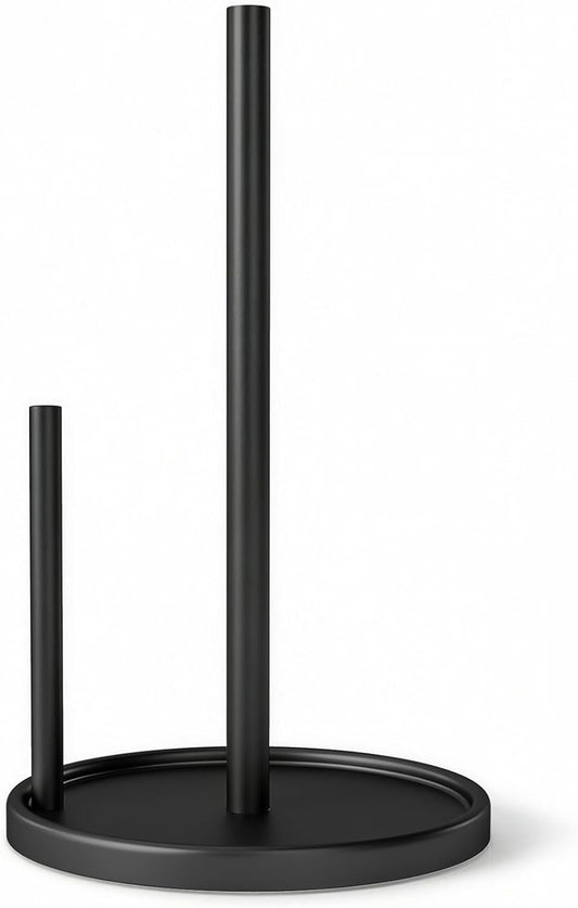 Paper Towel Holder Countertop, Black Kitchen Paper Towels Holder