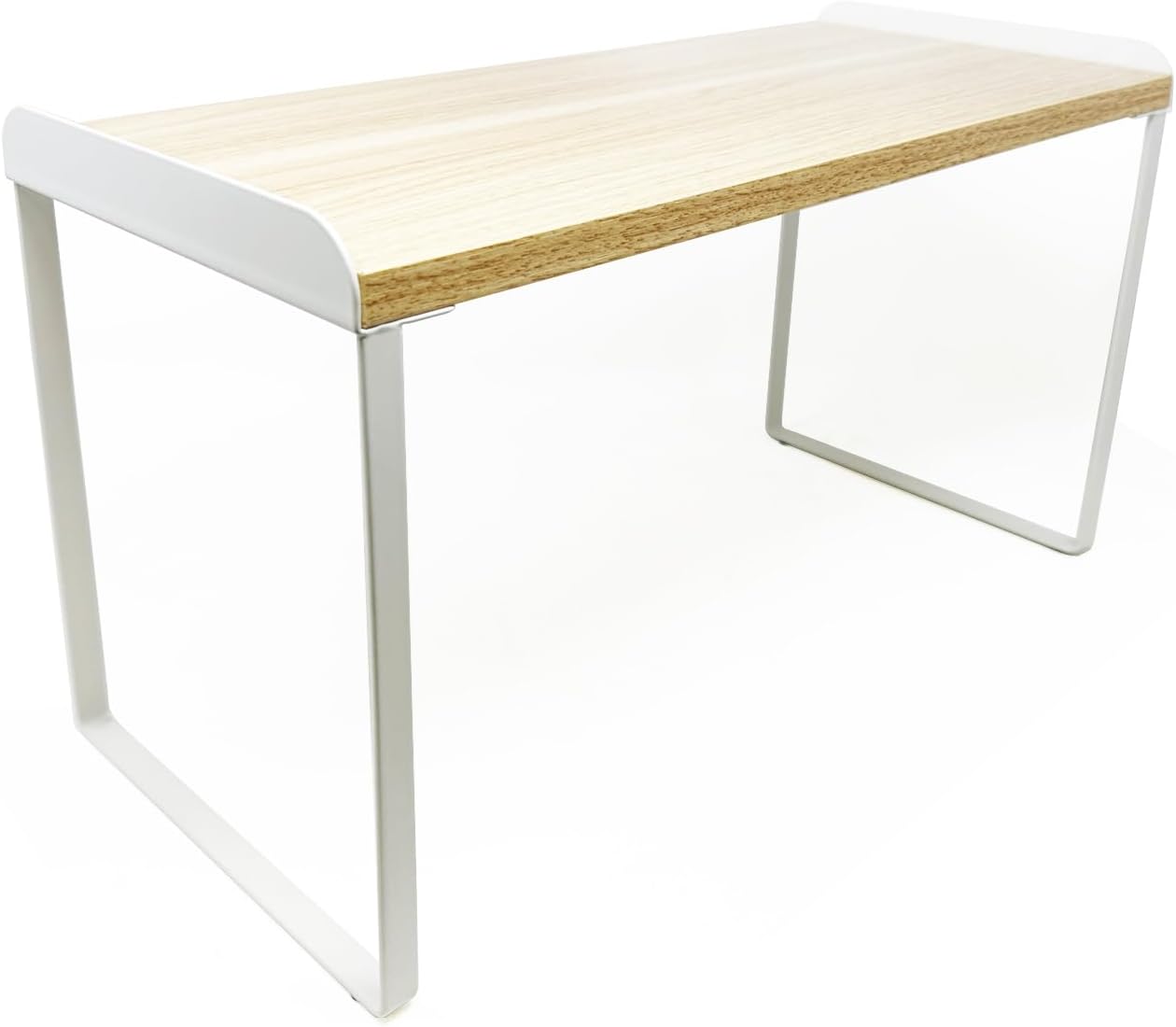 Shelf Organizer and Storage, Tiered Wood Cabinet Rack for The Kitchen Counter, Bathroom Counter